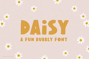 Daisy - Fun Bubbly Display Font