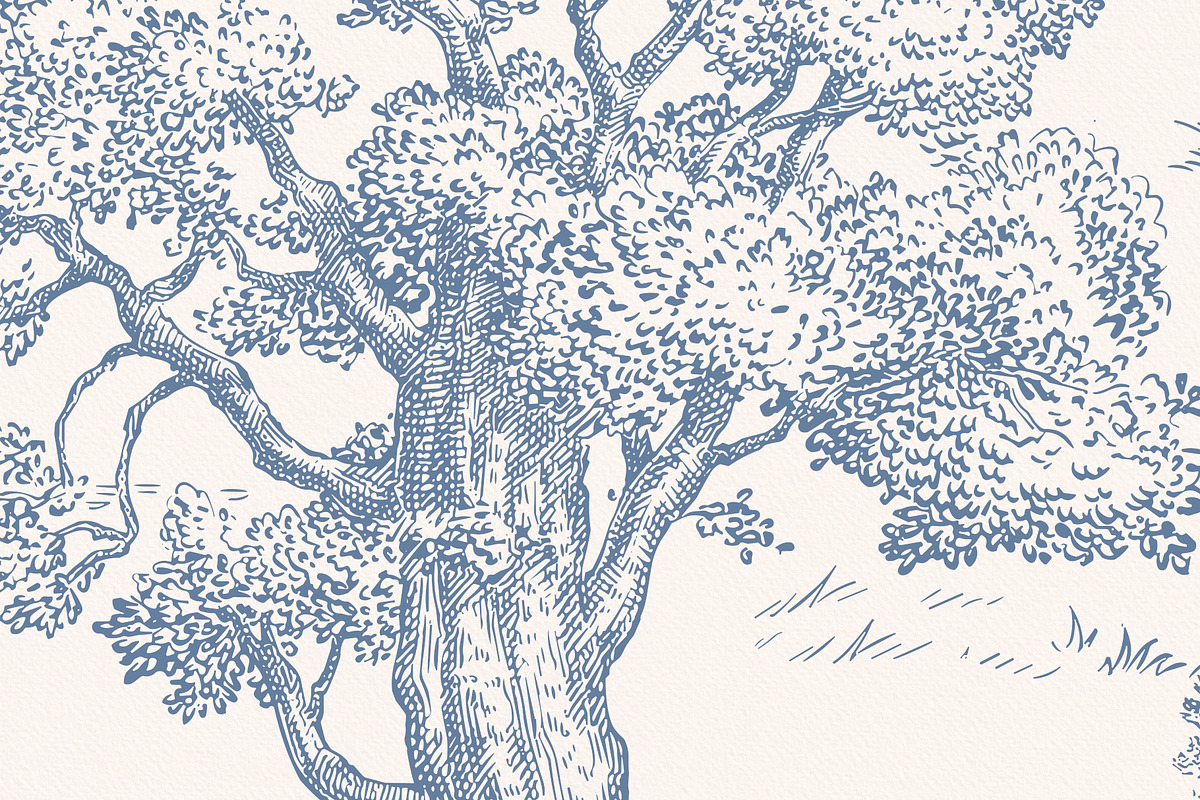 Toile de Jouy Graphic Vector Pattern, a Pattern Graphic by Ekaproeka (Photo 3 of 9)