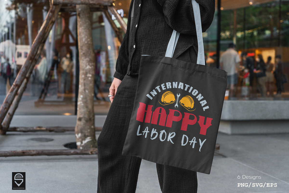 Labor Day T-Shirt Design Bundle, a Graphic by shaondesigns (Photo 7 of 7)