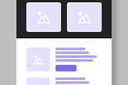 Responsive Landing Page Wireframe, a Wireframe Template by MightyDesign (Thumbnail 4 of 9)