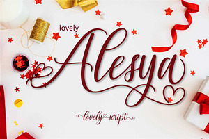 Lovely Alesya Script Font