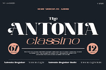 ANTONIA - The Classino Serif