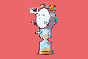 Making Time!, an Object Illustration by pedrors