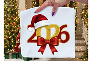 Glitter Happy New Year 2026, an Illustration by Libby Wishes (Thumbnail 1 of 8)