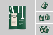 A4 Poster Flyer Mockup, a Mockup by DxSLEX (Thumbnail 1 of 5)