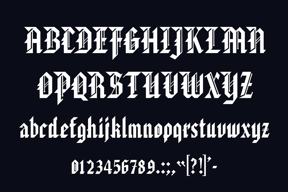 Americano Sharp Font, a Font by Moreno Art Company (Photo 2 of 6)