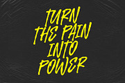 Grous Hiraco Power Display Brush Fon, a Handwritten Font by Maulana Creative (Thumbnail 5 of 7)