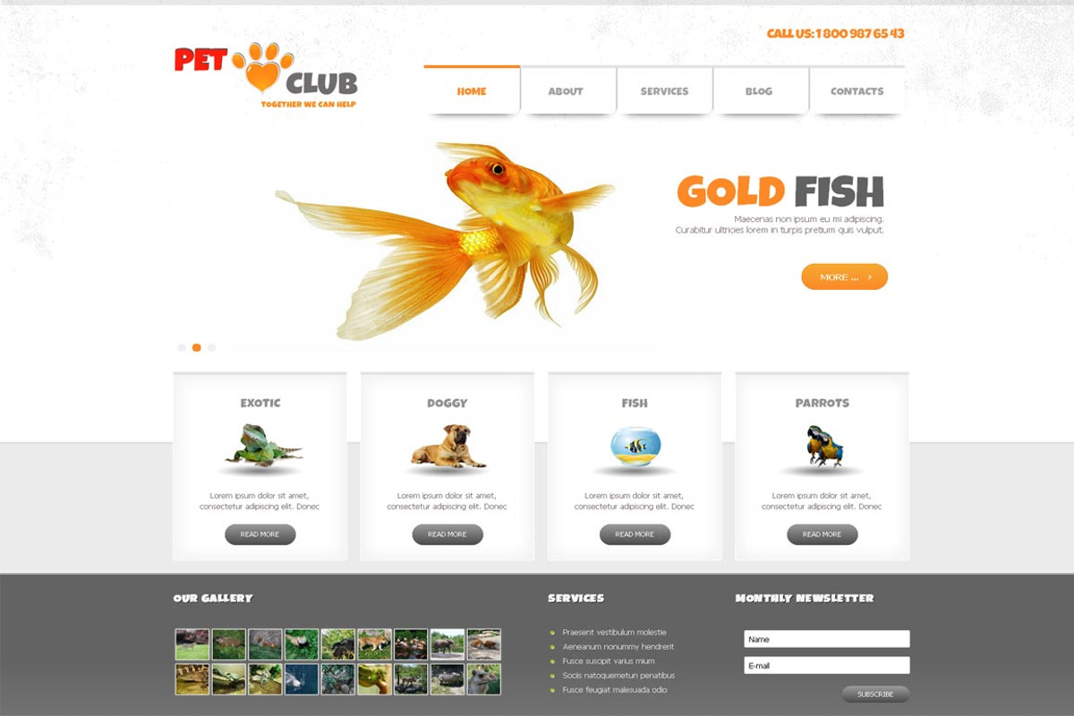 Pet Club - Animals Joomla Theme, a Websites & App Template by ASDesigning
