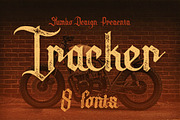 Tracker - Vintage Style Font, a Font by JumboDesign (Thumbnail 1 of 5)