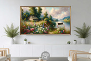 Wildflower Frame TV art, 4 paintings, a Background Graphic by Artisan Craft (Thumbnail 3 of 7)