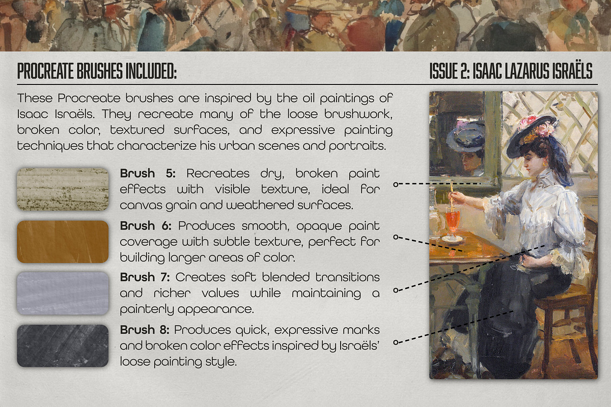 Isaac Israels Procreate Kit, a Brush Add-On by Digi Life (Photo 4 of 8)