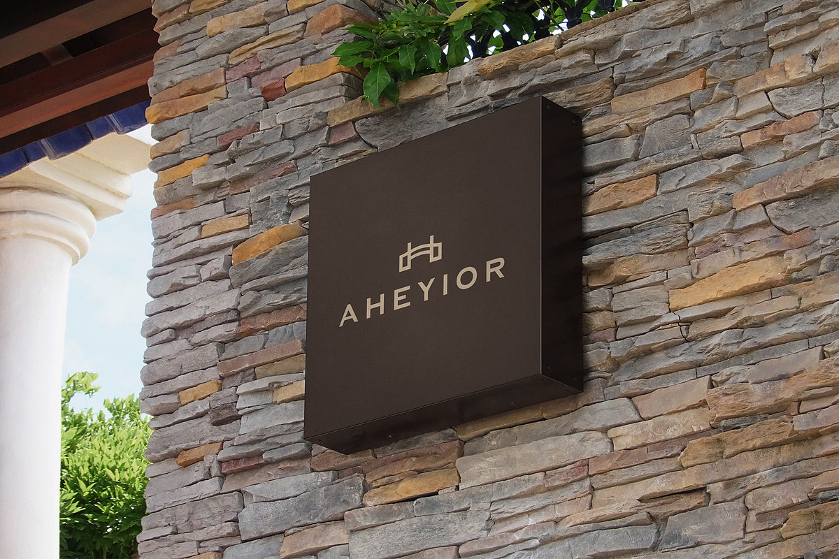 Logo Mockup Modern Black Sign Stone, a Product Mockup by Asylab (Photo 3 of 5)