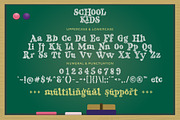 School Kids - Cute Chalk Font, a Serif Font by Airotype (Thumbnail 7 of 9)