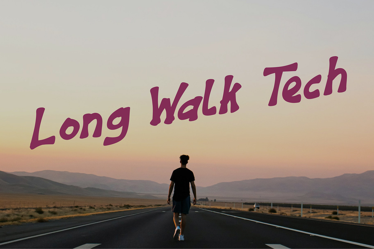 Long Walk Tech - Handwritten Font, a Handwritten Font by BeadyLab (Photo 4 of 9)
