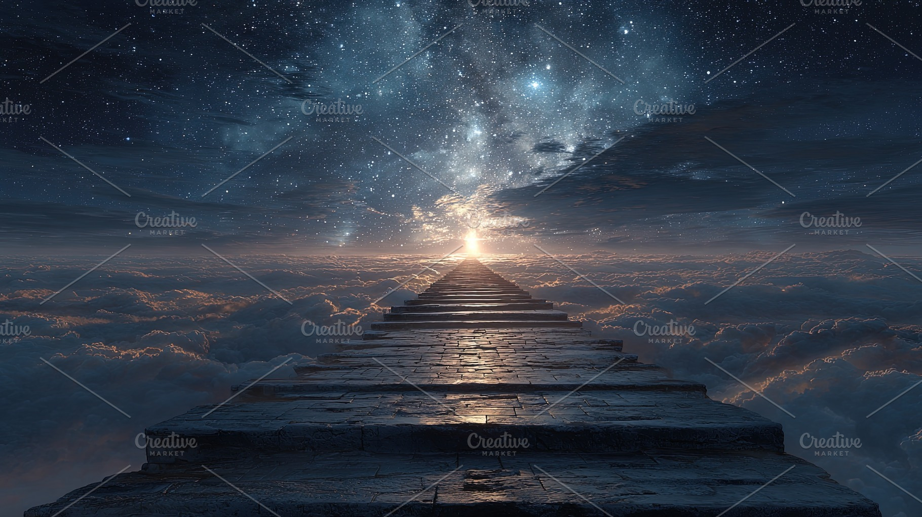 Stairway to the Stars, a Background Photo by Ales Munt