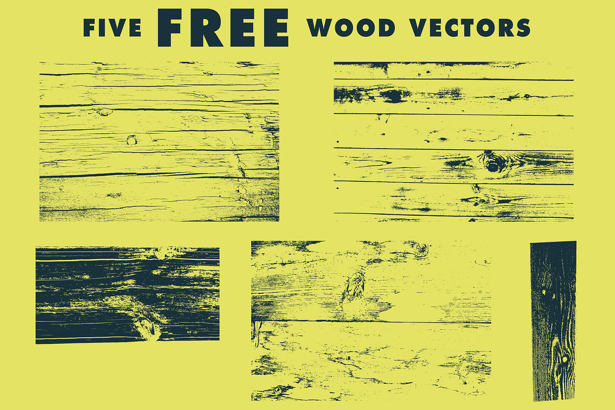 Wood Mockups + 5 FREE WOOD VECTORS, a Texture Graphic by Texture Club (Photo 4 of 4)