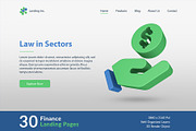 Finance Landing Pages, a Templates & Theme by Odeniz (Thumbnail 25 of 31)