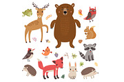 Forest. Animals and patterns, a Pattern Graphic by Anna Guz's Store (Thumbnail 2 of 5)
