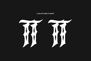 Black Somler - Tattoo Artdeco Font, a Blackletter Font by Iqsiart Studio (Thumbnail 6 of 9)