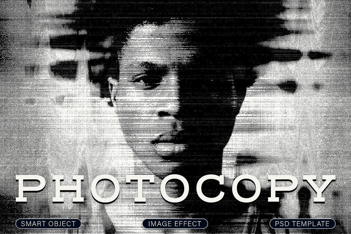 Photocopy Image Effect, a Mockup by wavebreak