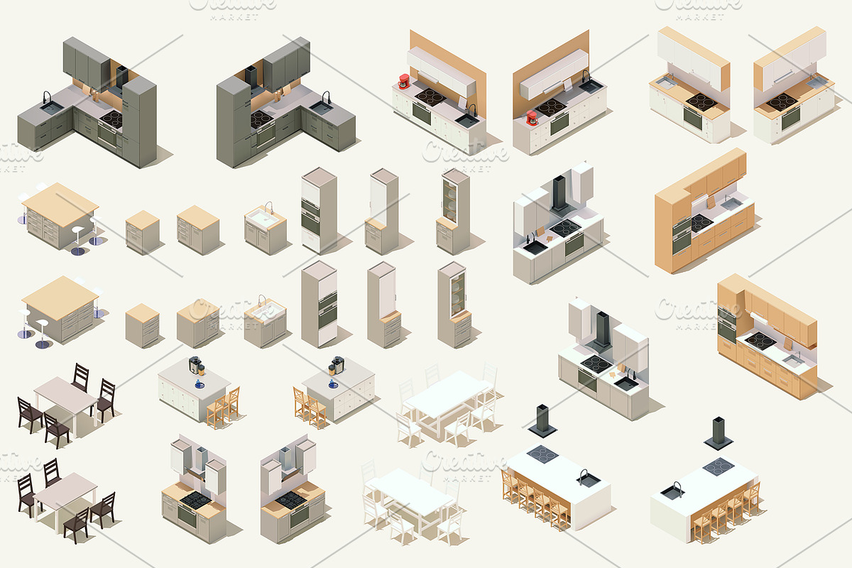 Vector home furniture and equipment, an Object Graphic by tele52 (Photo 3 of 12)