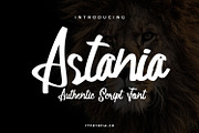 Astania Script, a Script Font by edukka (Thumbnail 1 of 10)