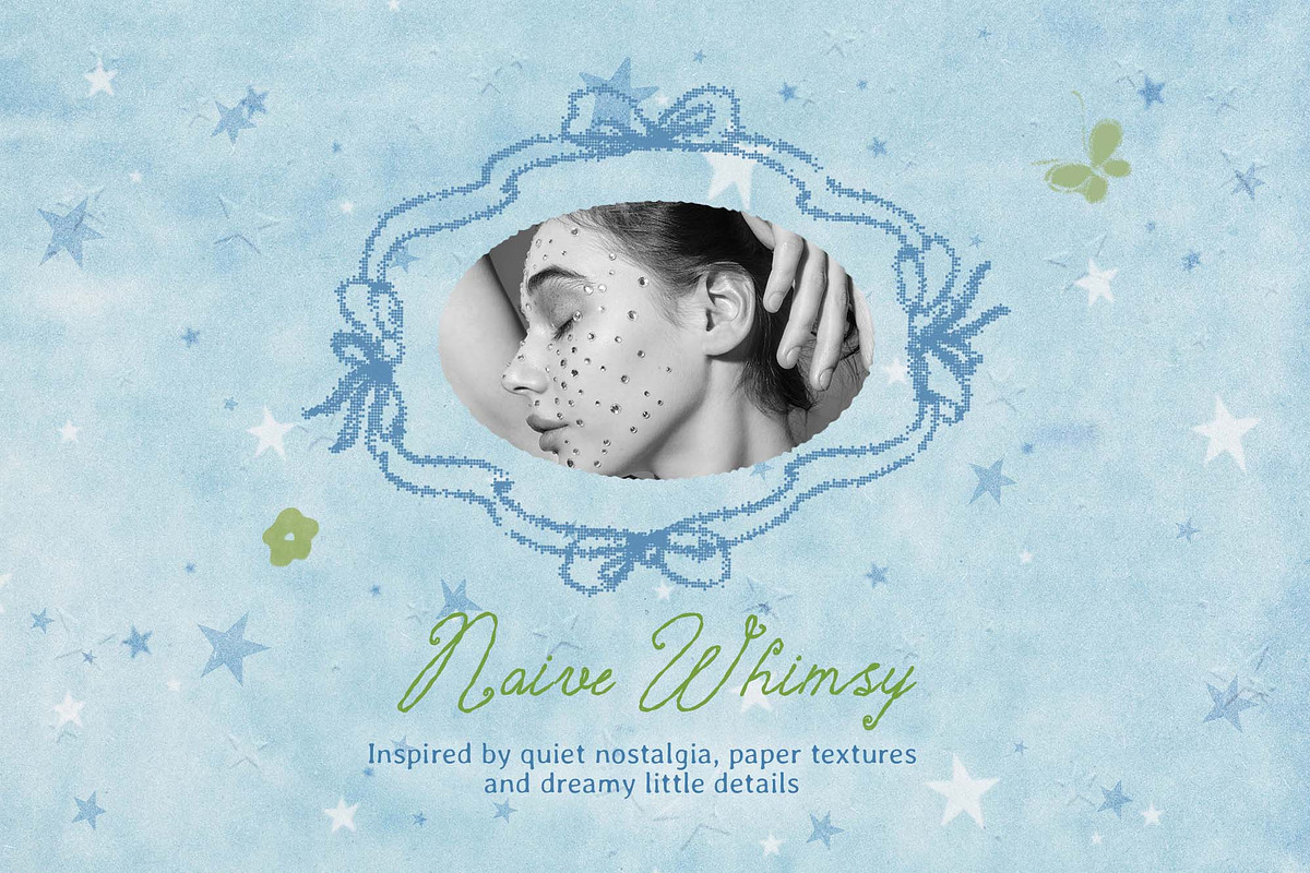 Naive Whimsy Dreamy Collage Kit, an Object Graphic by DigARTbyHavroshka (Photo 2 of 17)