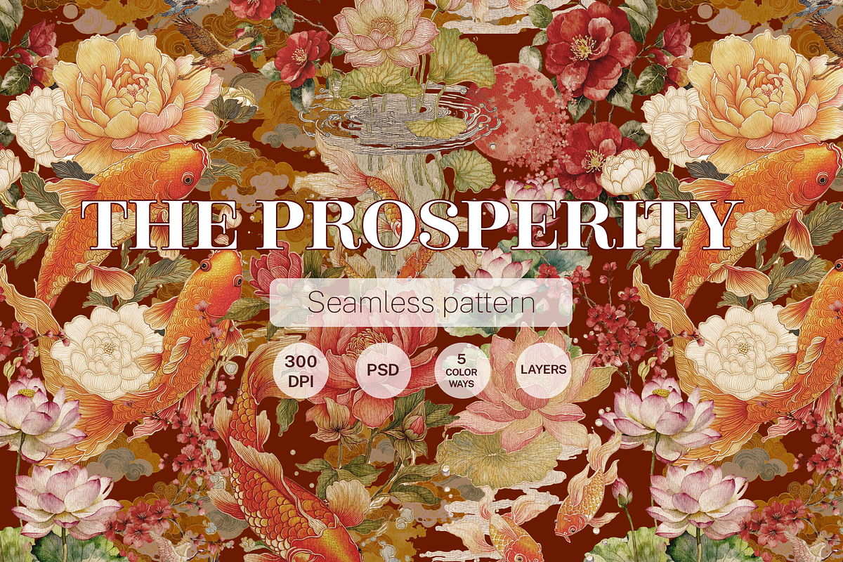 THE PROSPERITY, a Pattern Graphic by rumacorakstudio (Photo 1 of 7)