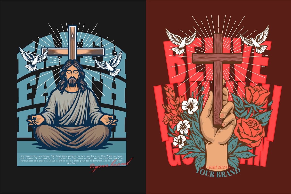 Christian illustration design, a Person Illustration by Baleee (Photo 4 of 10)