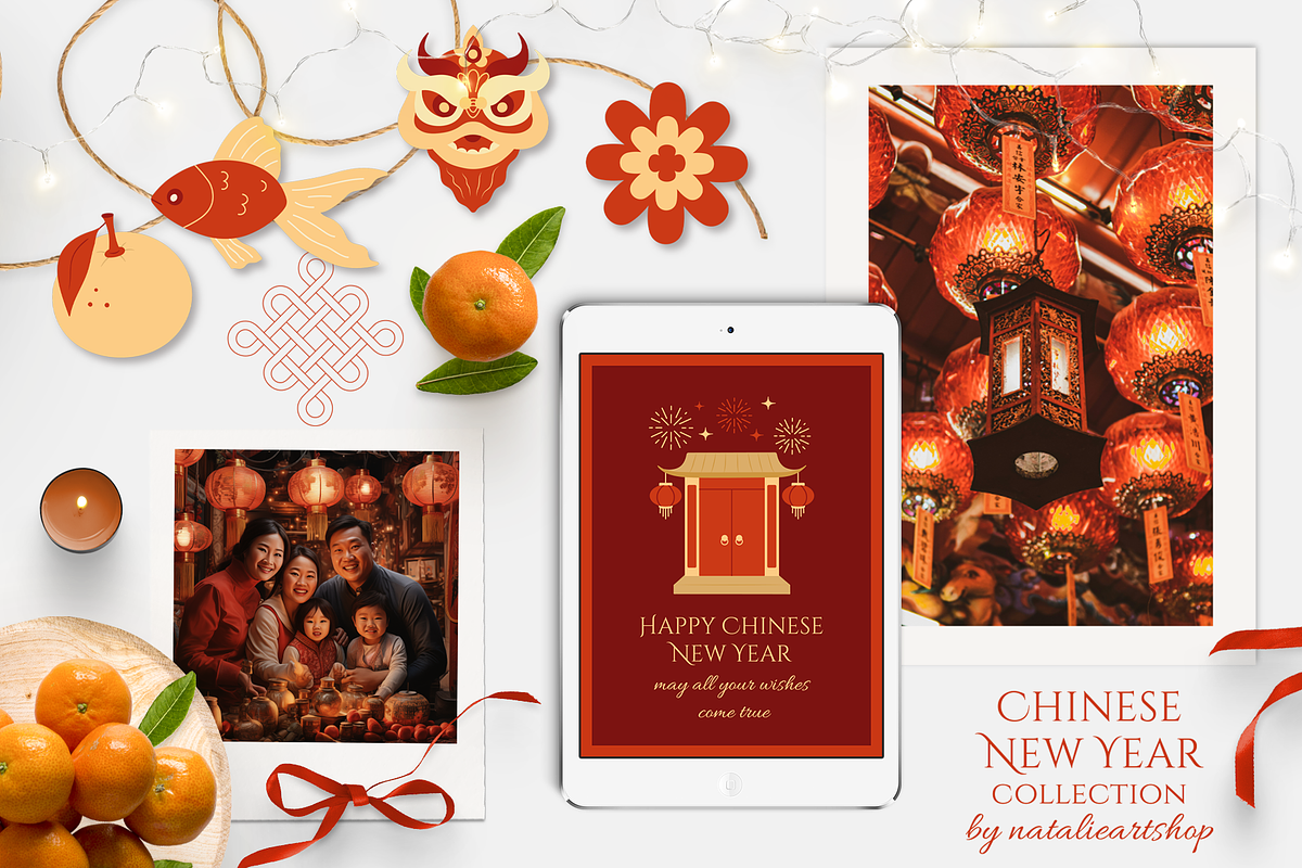 Lunar New Year collection, an Object Graphic by NatalieArtShop (Photo 4 of 12)