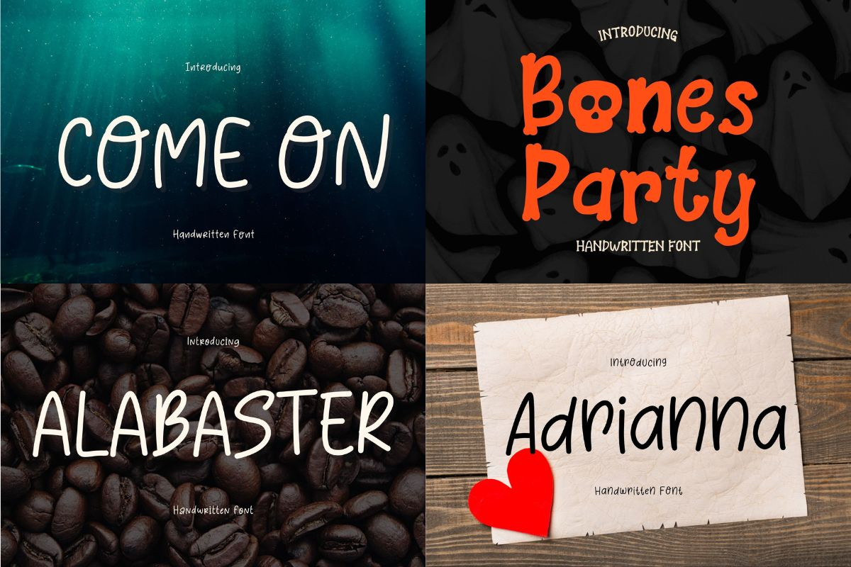 HANDWRITING FONT BUNDLE VOL. 13, a Handwritten Font by Brown Cupple (Photo 5 of 6)