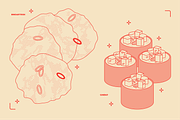 Korean Food Vector Illustrations, a Food Illustration by TheFoodAtlas (Thumbnail 17 of 22)