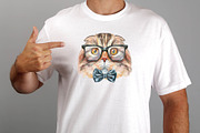 Portrait of Highland fold cat, an Animal Illustration by Watercolor fantasy (Thumbnail 4 of 5)