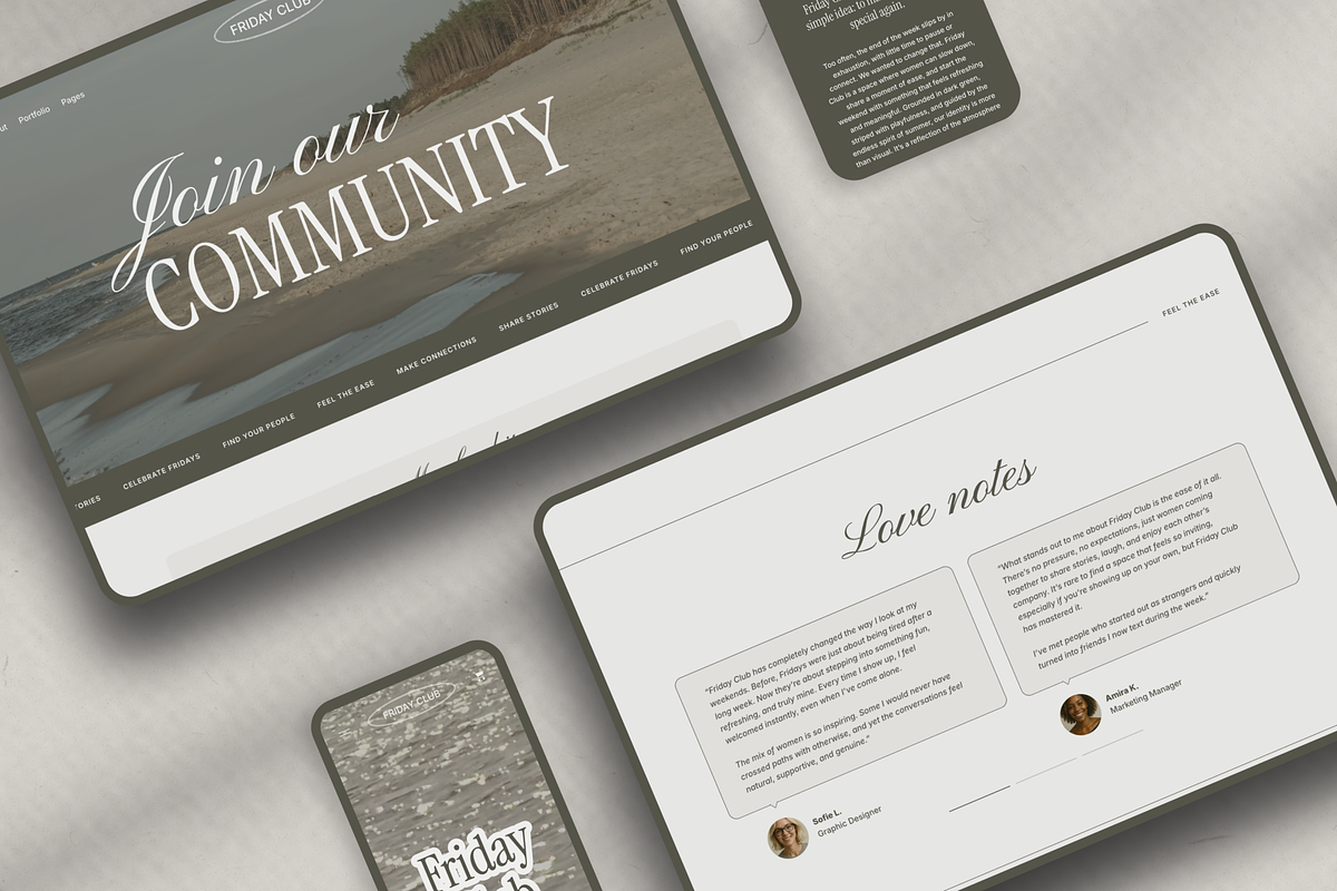 Friday Club Wordpress Template, a WordPress Template by The Cherie Studio (Photo 6 of 7)