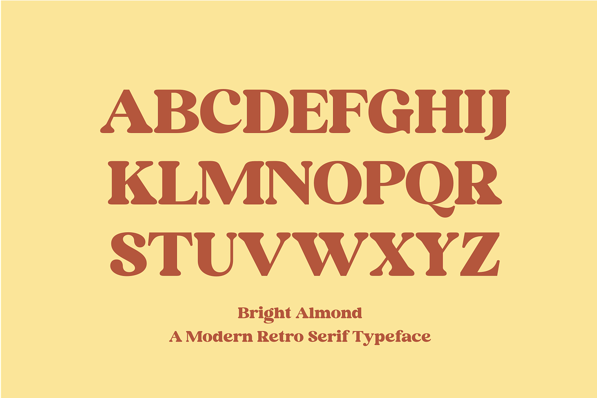 Bright Almond, a Serif Font by zeenesia (Photo 11 of 17)