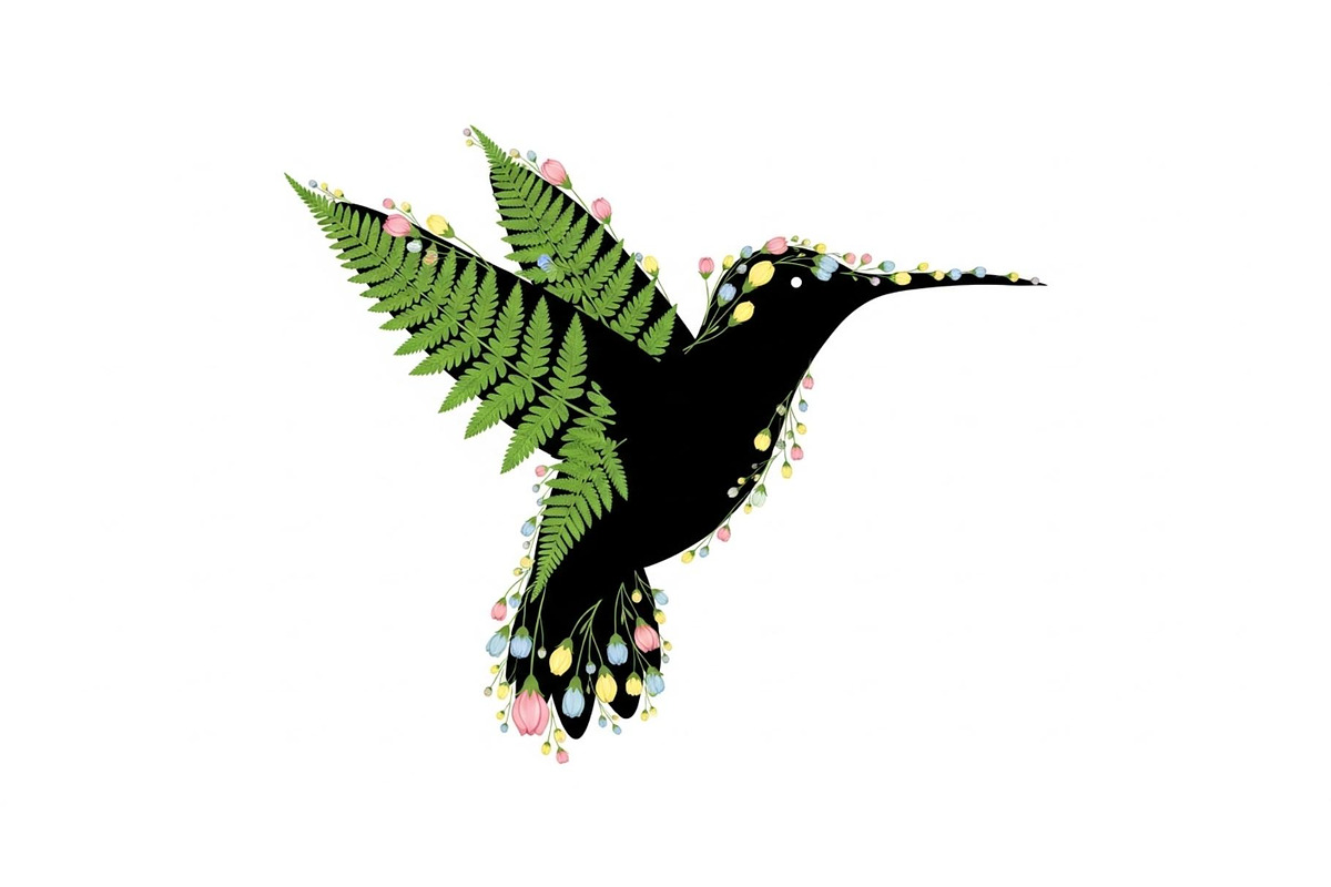 Decorative Floral Hummingbird Bundle, an Illustration by jahid234 (Photo 23 of 31)