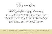 Bambia Calligraphy, a Script Font by Genesis Lab (Thumbnail 8 of 8)