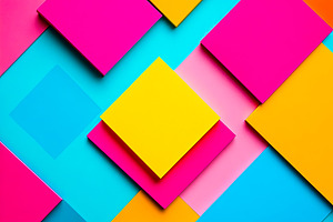 Abstract Geometric Background with Vibrant Colors, a Background Photo by Ales Munt