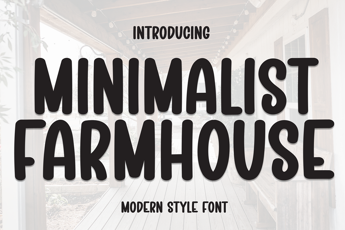 Minimalist Farmhouse | Script Font, a Script Font by Scratchones (Photo 1 of 8)