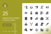 Global Human Rights & Social Justice, a Solid Icon by IconBunny (Thumbnail 1 of 2)