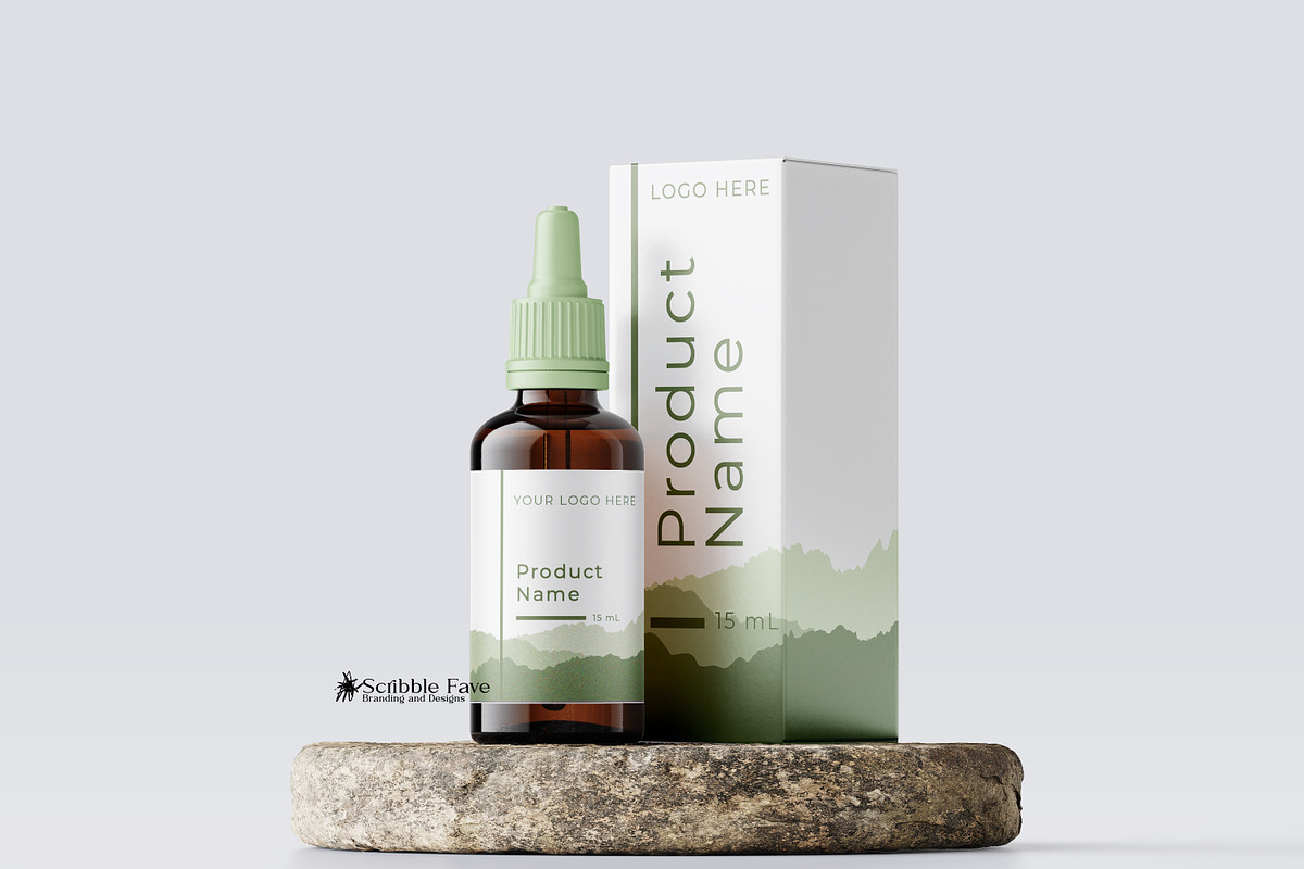 Clean Beauty Minimalist Label Design, an Illustration by scribblefave