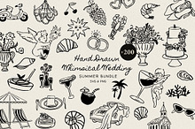 +200 Whimsical Wedding Summer Bundle by  in Illustrations
