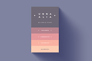 Unna Personal Business Card Template, a Business Card Template by Meknya (Thumbnail 5 of 7)