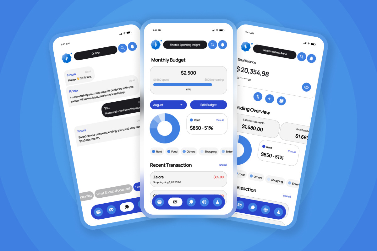 Fyniq Digital Financial Coach AI App, an App Template by twinstd (Photo 4 of 5)