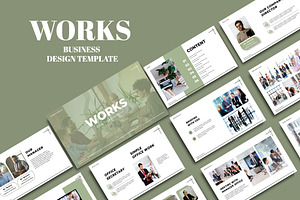 WORKS Powerpoint, a Presentation Template by yanindesign