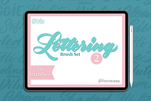 Procreate Lettering Brush Pack 2