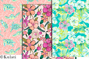 Mixed Preppy Seamless Patterns