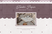 Tender Paper Backgrounds Set, a Background Graphic by Animoon (Thumbnail 7 of 18)