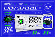 Seristic Y2K Display Typeface, a Font by graphicook (Thumbnail 8 of 16)