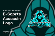 Mascot & E-Sports Assassin Logo, a Branding & Logo Template by Fabian_Design (Thumbnail 1 of 6)